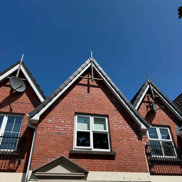 Dry verge roofline improvement, photograph 1