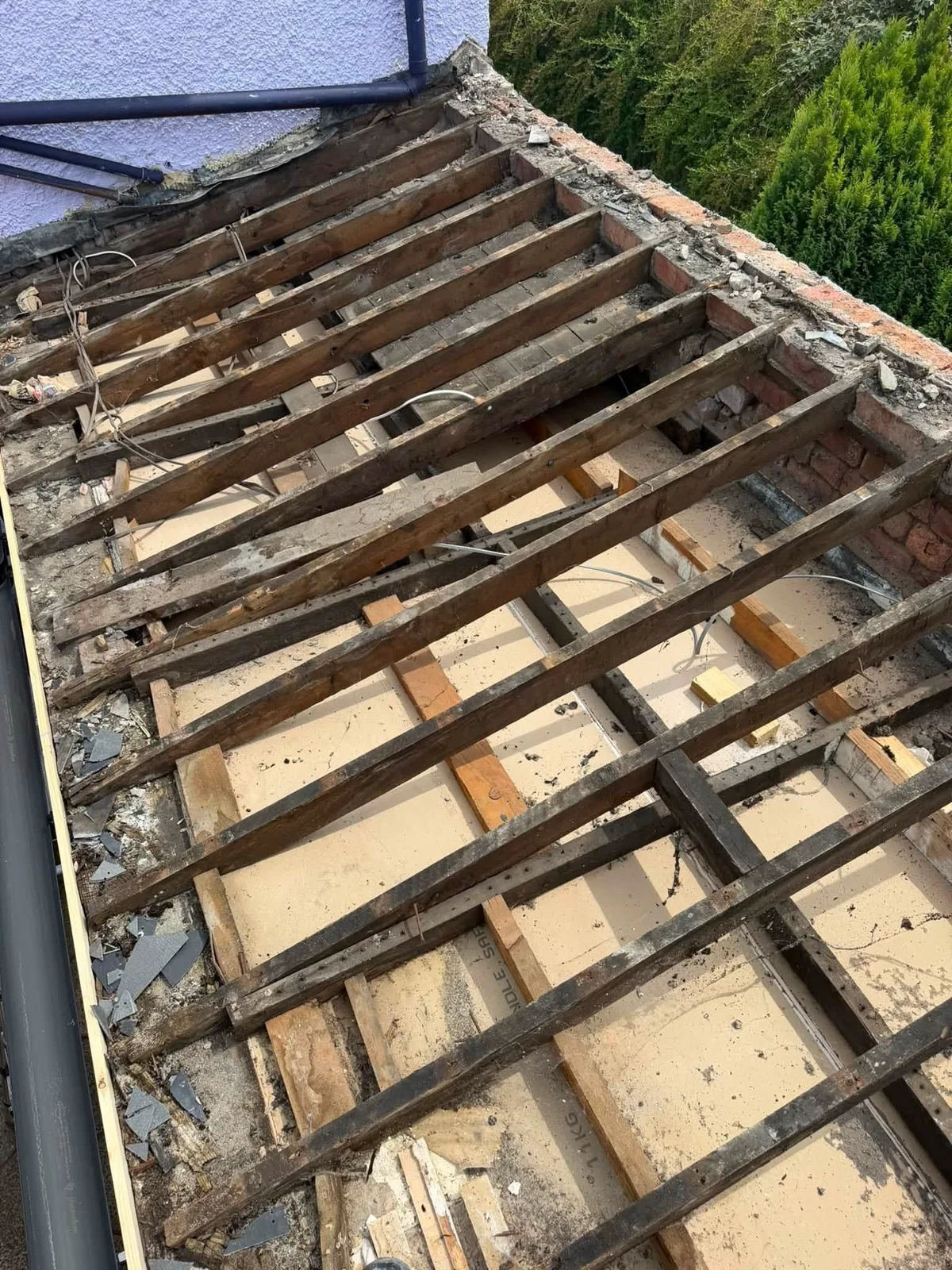 Lean to roof renewal