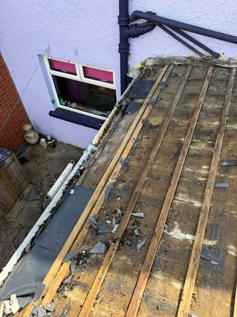 Lean to roof renewal, photograph 5