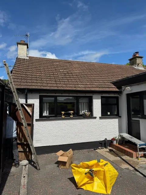 PVC roofline replacement, photograph 2