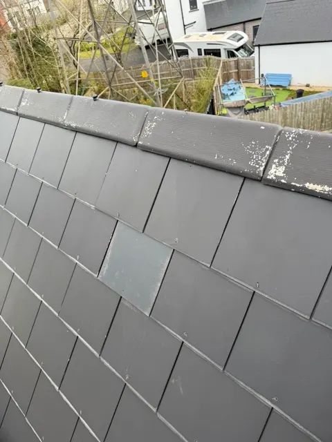 Roof repair in Coleraine, photograph 1