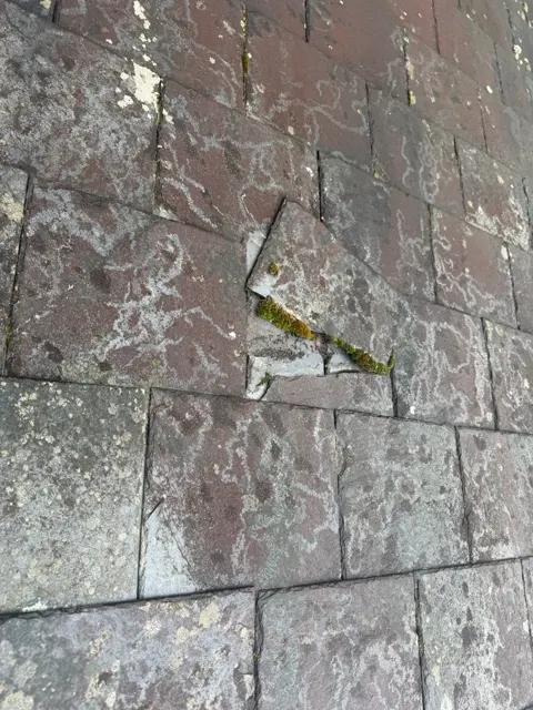 Slate repairs and gutter maintenance, photograph 4