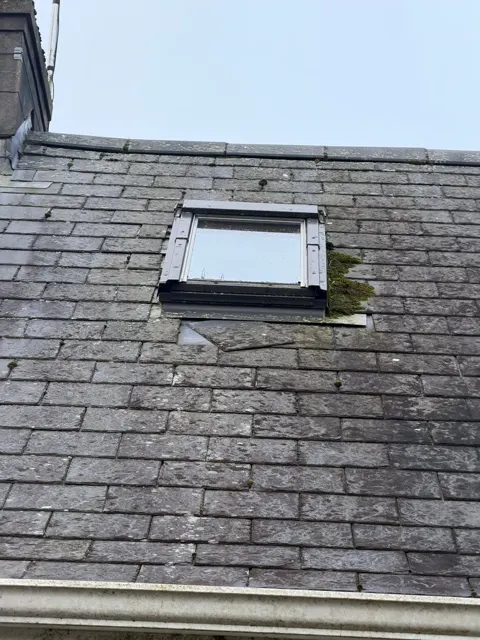 Slate repairs and gutter maintenance, photograph 8