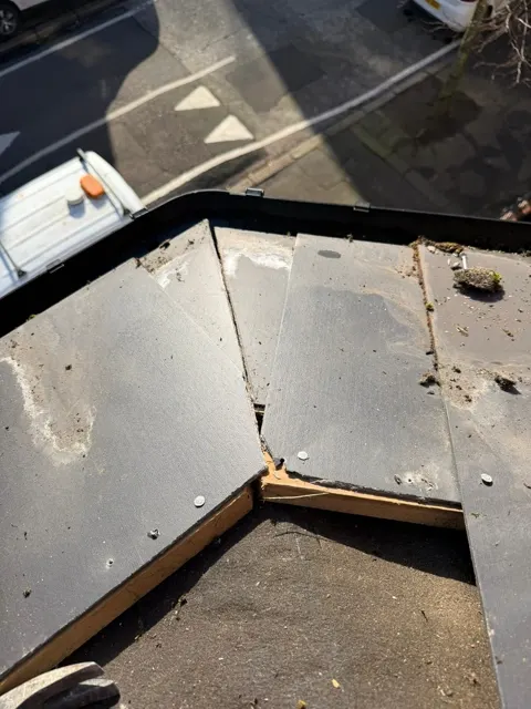 Roof leak and ceiling repair, photograph 7